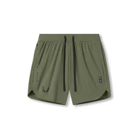 0823. Tetra-Lite™ 7" Linerless Short - Olive "Wings"