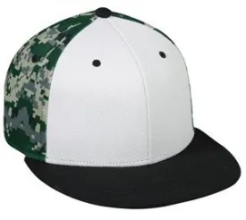 Adjustable Digital Camo Flat Visor Cap