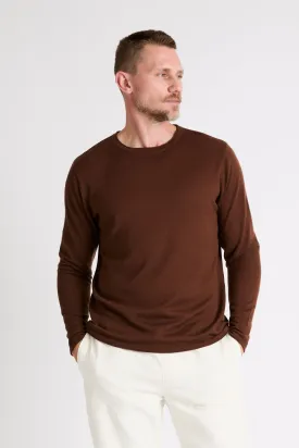   Beryll Charles Cashmere Sweater | Chocolate