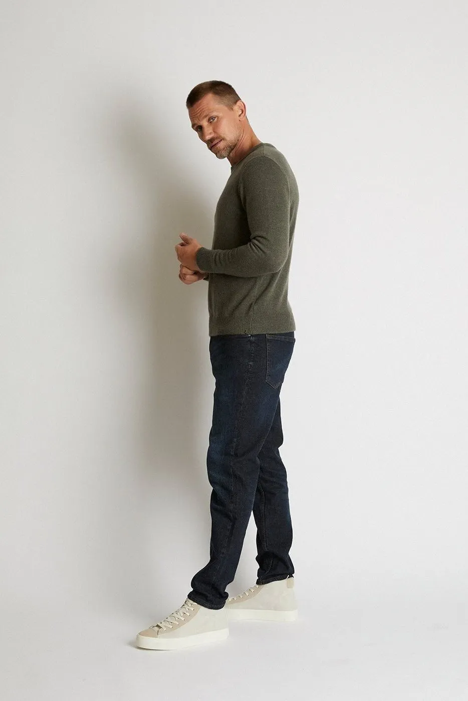   Beryll Luis Cashmere Sweater | Kelp Green