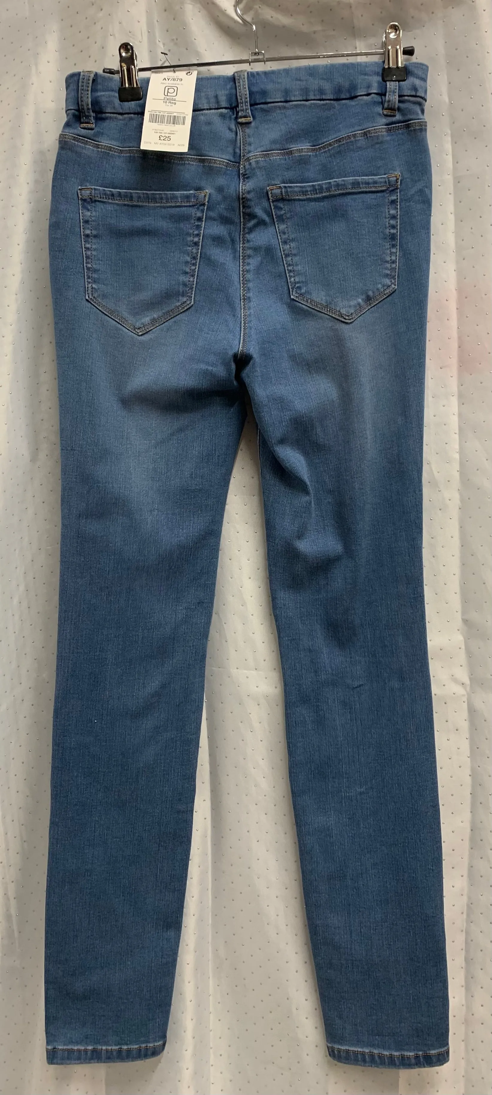 BNWT Next Denim Mid Rise Leggings Size 10 Regular