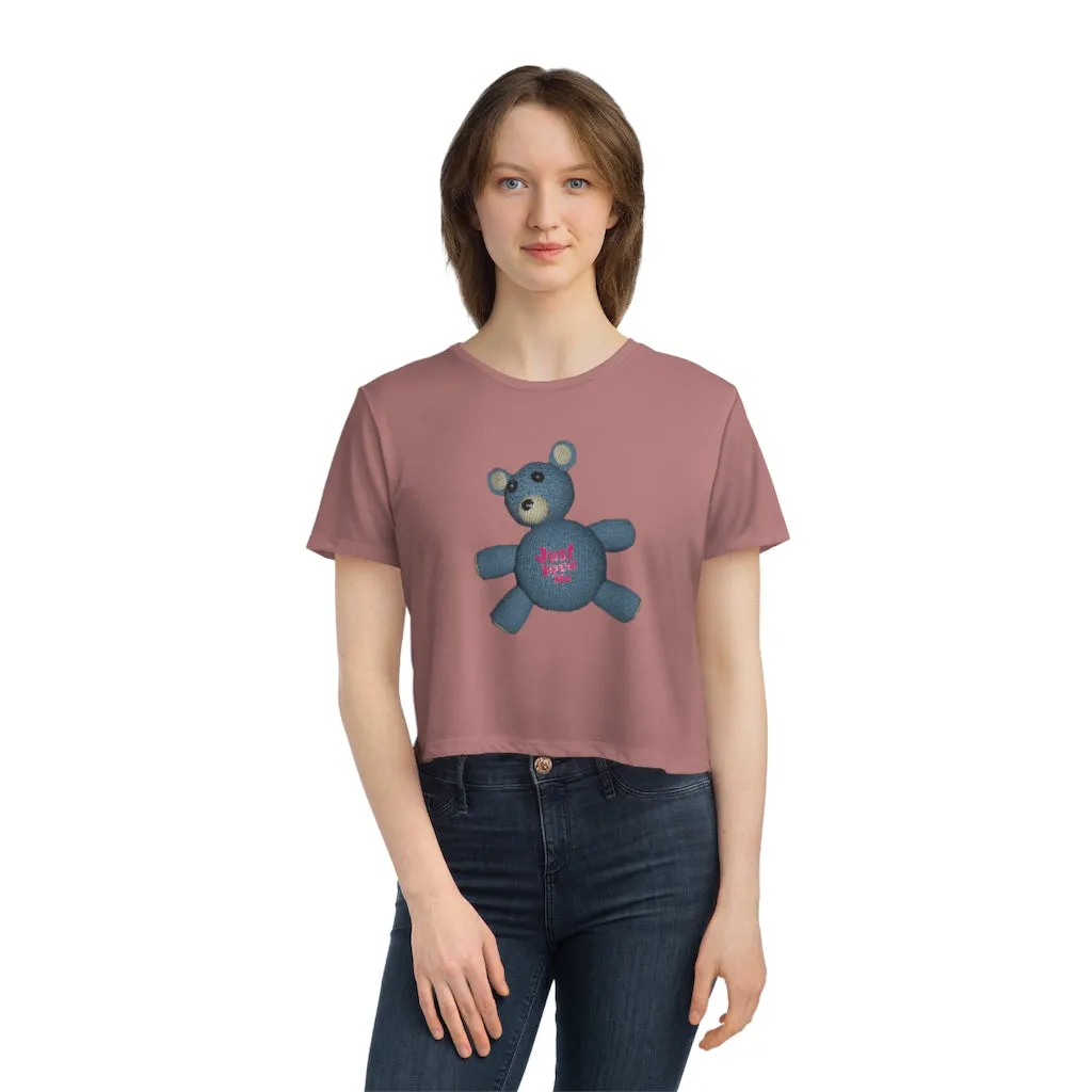 CG Bear Women's Flowy Cropped Tee