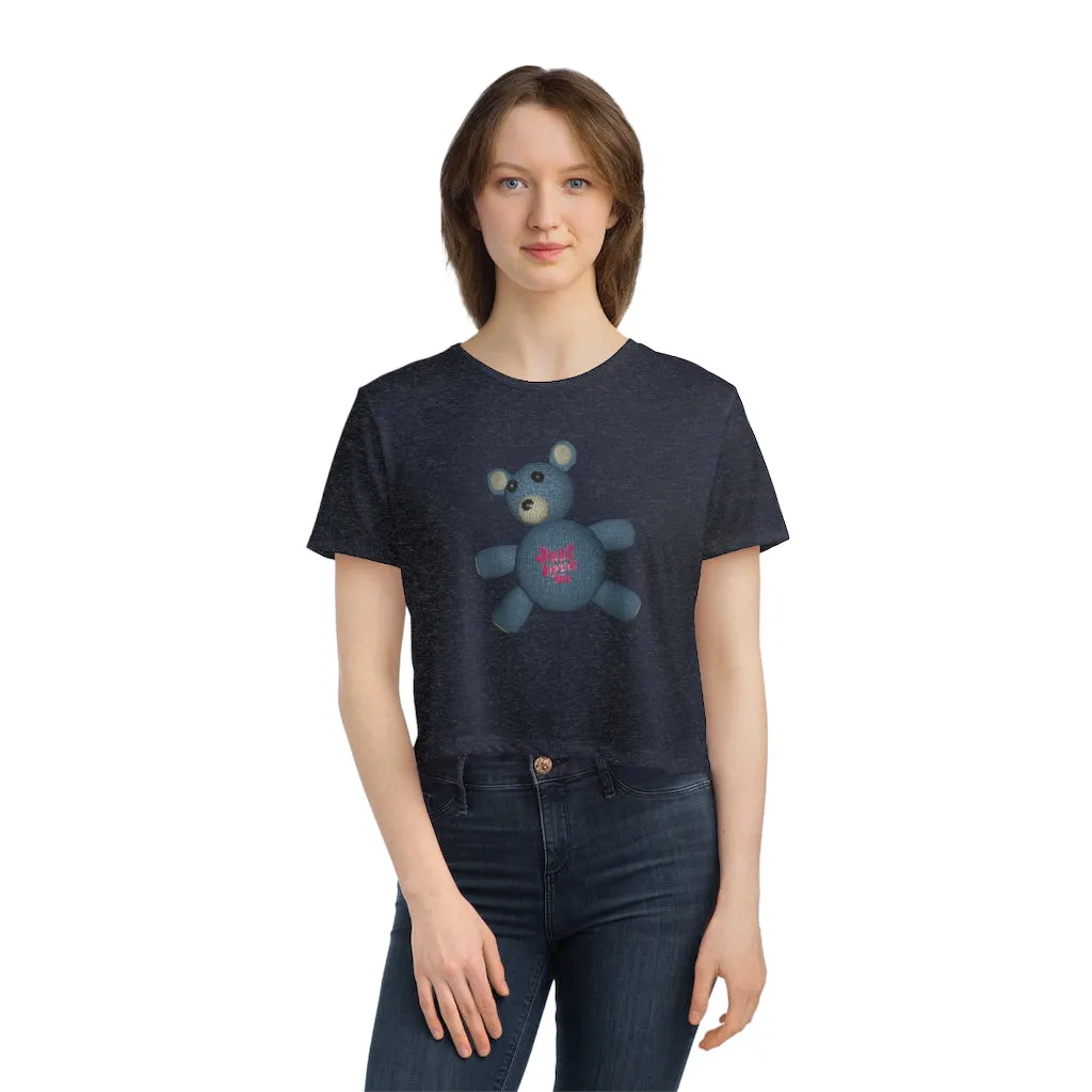 CG Bear Women's Flowy Cropped Tee