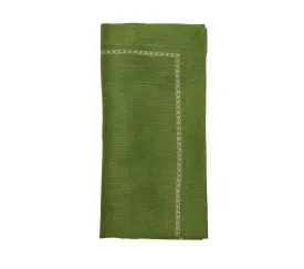 Classic Napkin in Spring Green Set of 4 by Kim Seybert