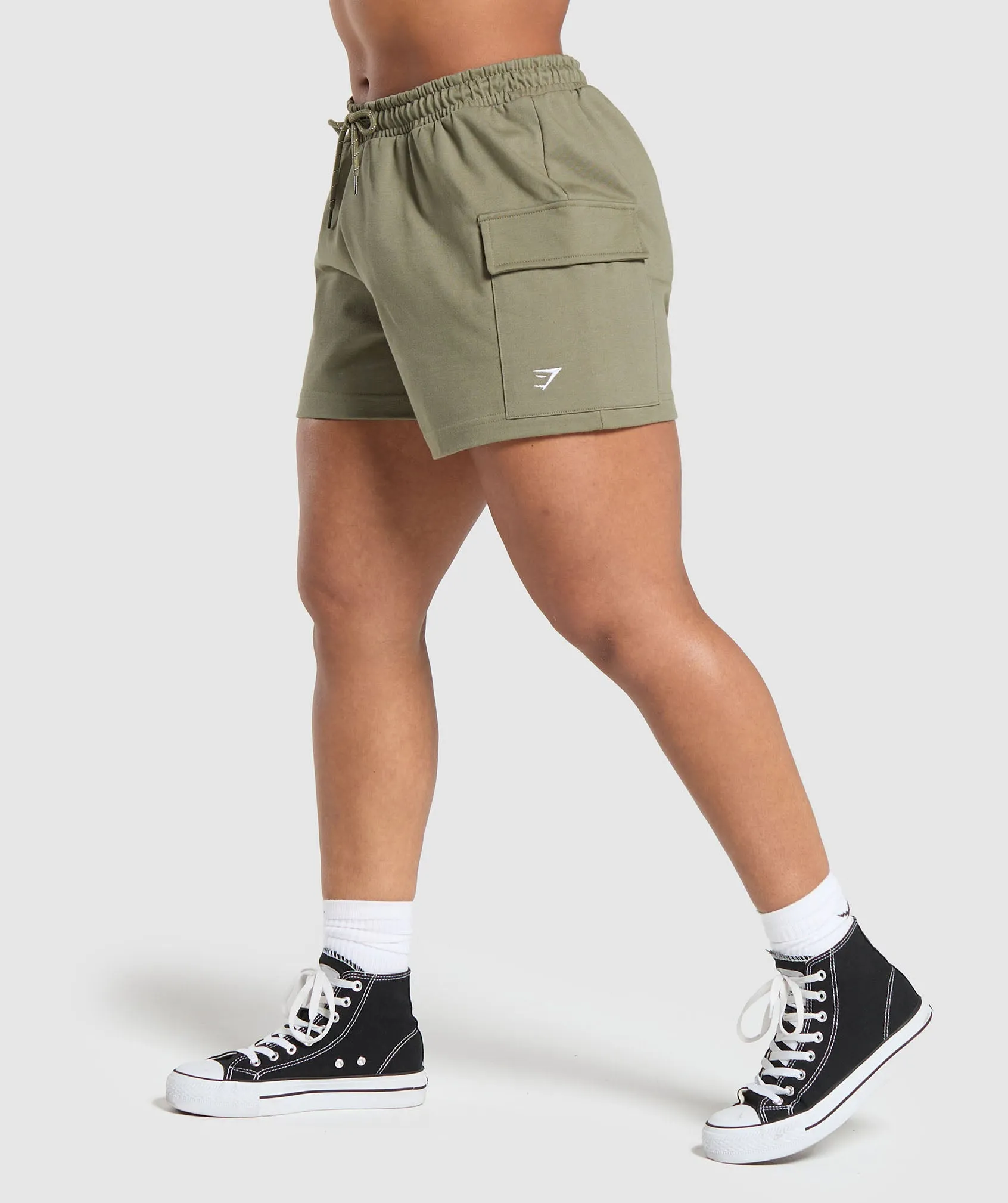 Gymshark Cargo Pocket Shorts - Utility Green