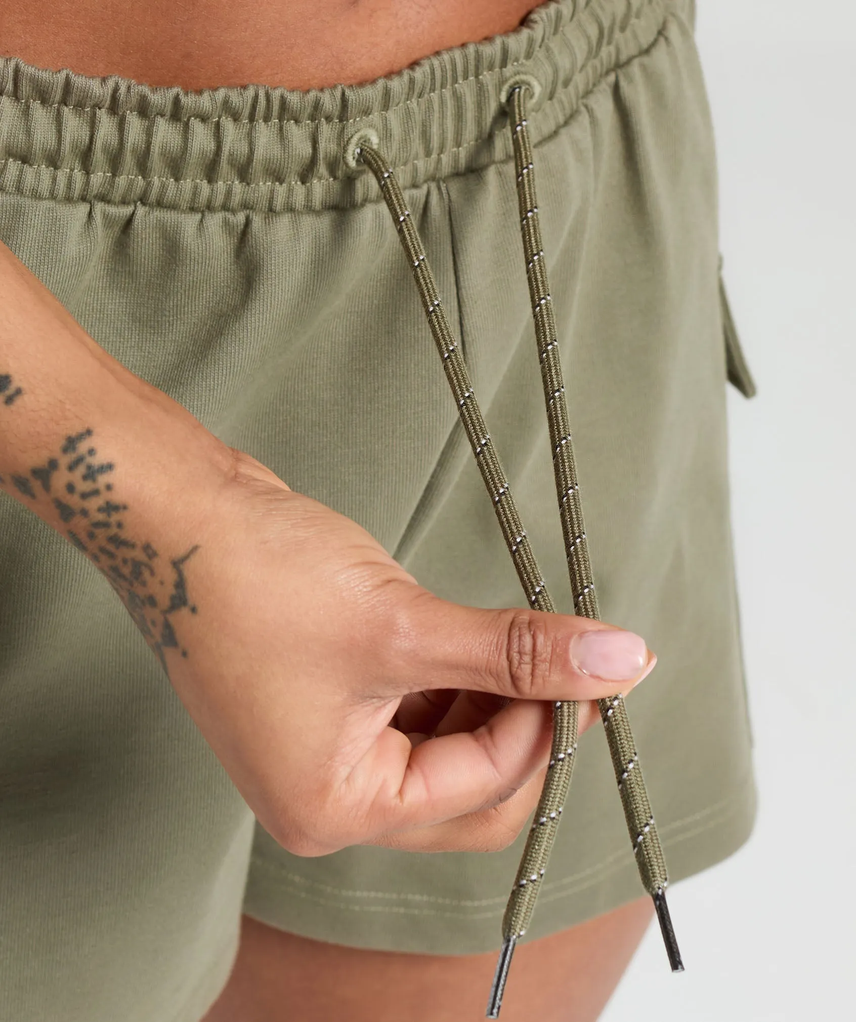 Gymshark Cargo Pocket Shorts - Utility Green