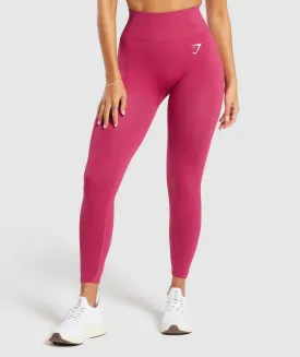 Gymshark Vital Seamless 2.0 Leggings - Vintage Pink/ Marl