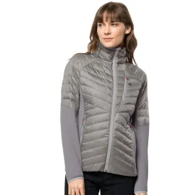 Jack Wolfskin Nebelhorn Women's Down Hybrid Jacket - Seagull