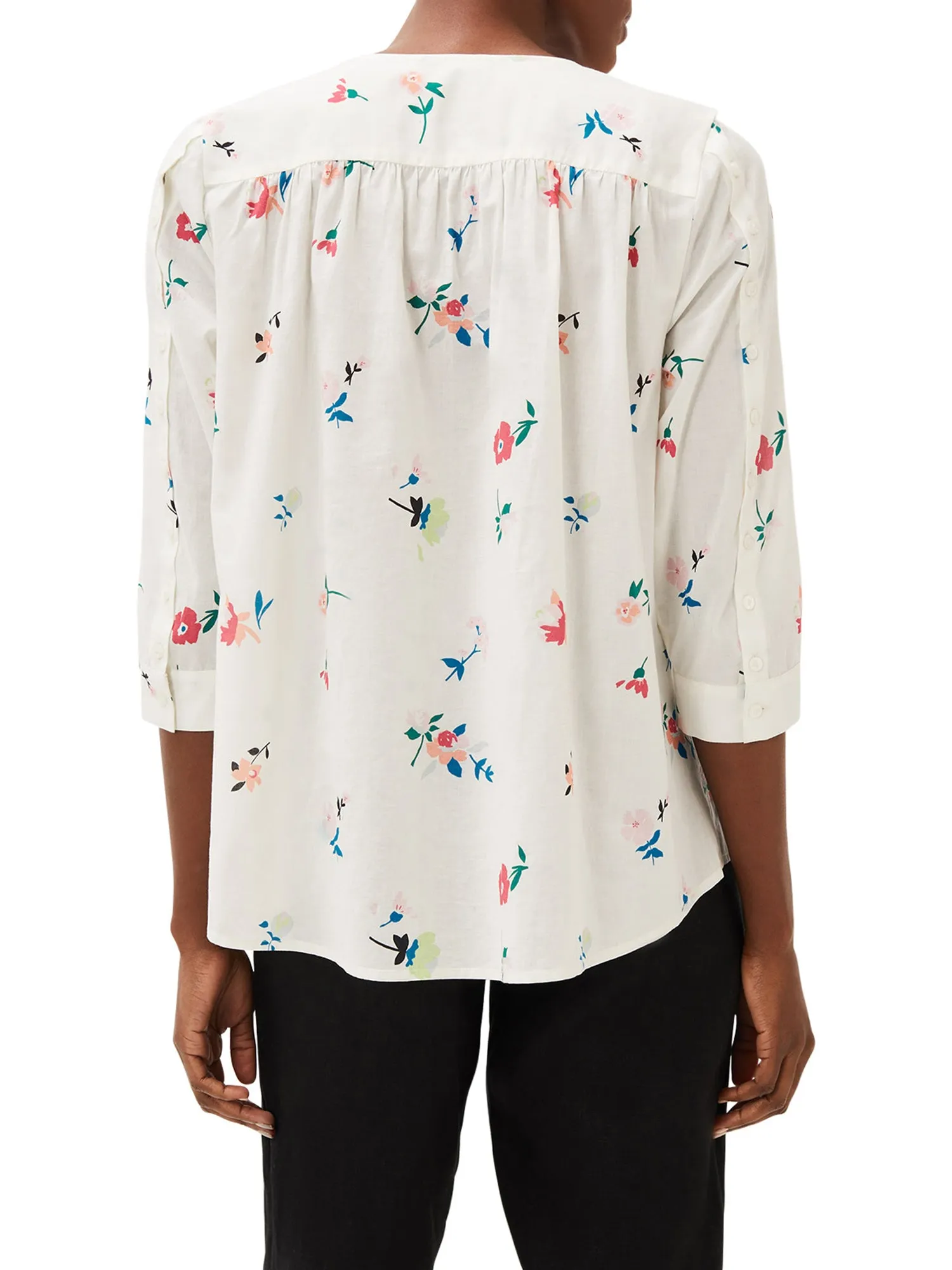 Luca Floral Cotton Blouse