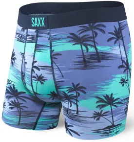 SAXX Ultra Boxer Brief Blue Palm Sunset