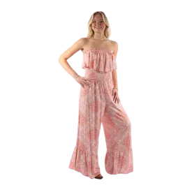 Scully Leather Women's Bandana Dusty Pink Jumpsuit