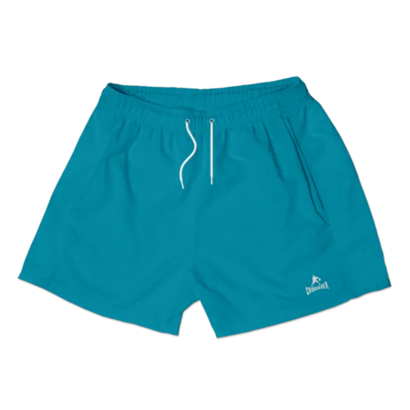 Turquoise, Swimming Shorts with Pockets