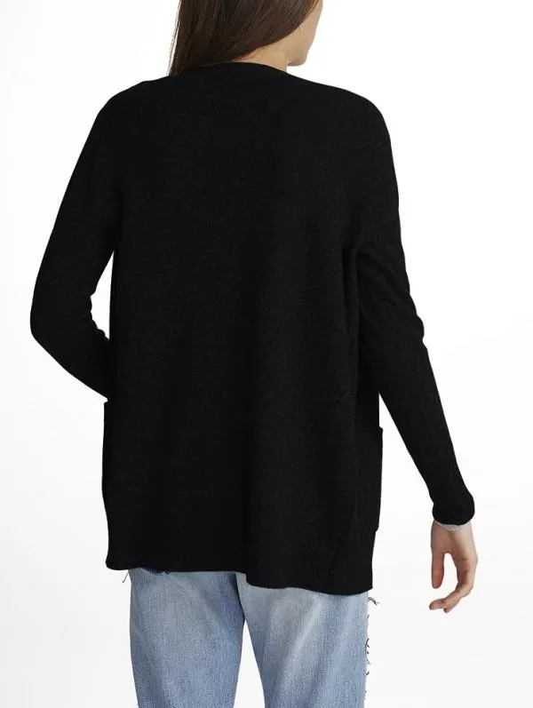 White   Warren -  Essential Cashmere Boyfriend Cardigan