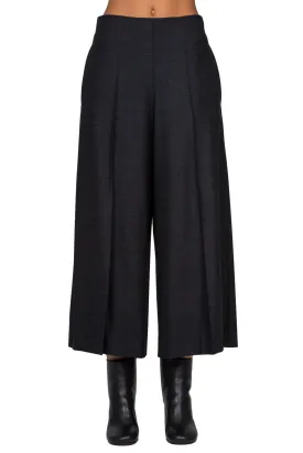 Wide Leg Cropped Trousers