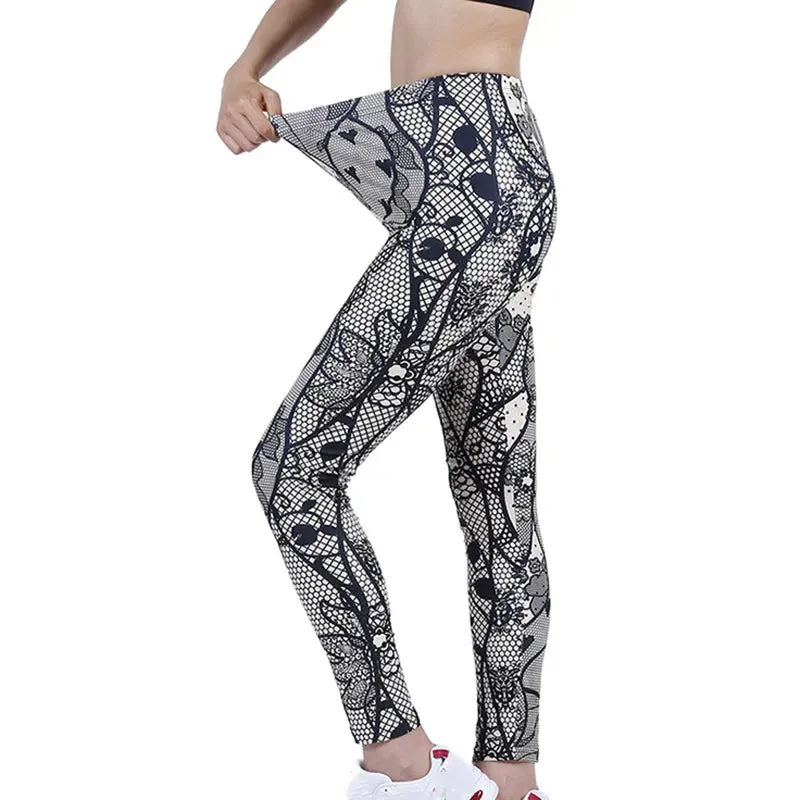 Women Fitness Sport Gym High Waist Gym Pants